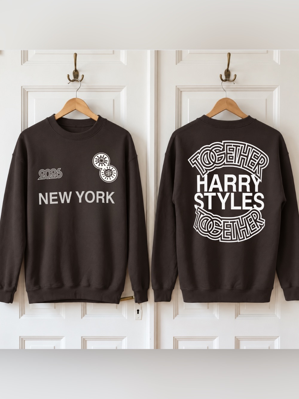 Harry Styles Together New York 2026 Concert Tour Vintage Black Sweatshirt